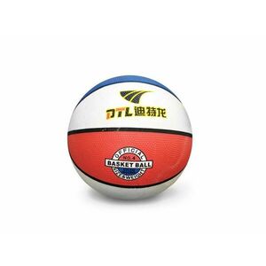 Sedco Míč basket RUBBER - 4 - bílá/modrá obraz
