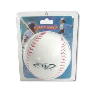 Sedco Míček SOFTBALL PU T5001 - bílá obraz