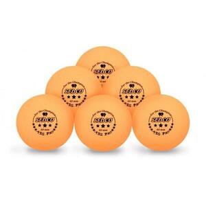 Sedco Míčky na stolní tenis for CHAMPION 3*** CELL FREE 6ks - oranžové - oranžová obraz