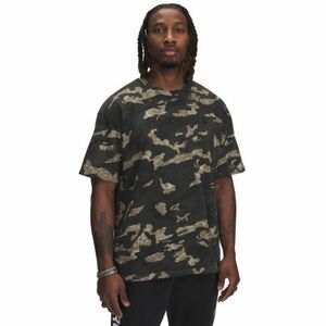 Pánské triko s krátkým rukávem UNDER ARMOUR PROJECT ROCK-Hwt AOP SS-BRN obraz