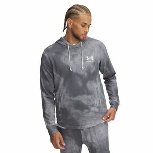 Pánská mikina s kapucí UNDER ARMOUR-UA Rival Terry AOP Hood Q1-GRY obraz