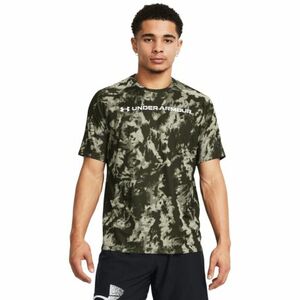 Pánské tréninkové tričko s krátkým rukávem UNDER ARMOUR-UA TECH ABC CAMO SS-GRN obraz