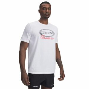 Pánské triko s krátkým rukávem UNDER ARMOUR PROJECT ROCK-Iron SS-WHT obraz