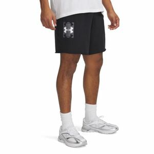 Pánské teplákové kraťasy UNDER ARMOUR-UA Rival TerryLogo8inShort-BLK obraz