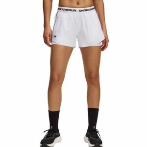 Dámské tréninkové kraťasy UNDER ARMOUR-Tech Play Up 2in1 Shorts-WHT obraz