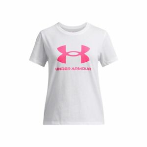 Dívčí tričko s krátkým rukávem UNDER ARMOUR-UA BIG LOGO SS-WHT obraz