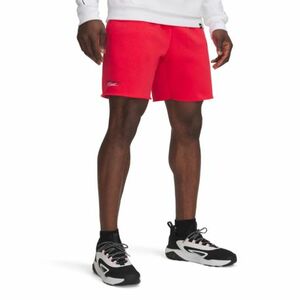 Pánské teplákové kraťasy UNDER ARMOUR PROJECT ROCK-Icon Flc Short-RED obraz