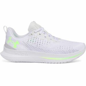 Pánská běžecká obuv UNDER ARMOUR-UA Velociti 4 white/white/hyper green obraz