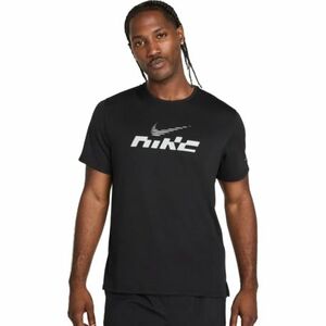 Pánské běžecké triko s krátkým rukávem NIKE-M NK DF UV MILER FLASH SS-010-Black obraz
