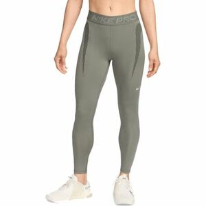 Dámské legíny NIKE PRO-W NP DF MR 7/8 TIGHT TT GRX-320-Khaki obraz