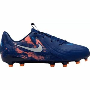 Chlapecké fotbalové kopačky outdoorové NIKE-Phantom GX II Academy Erling Haaland Jr FG/MG blue void/chrome obraz