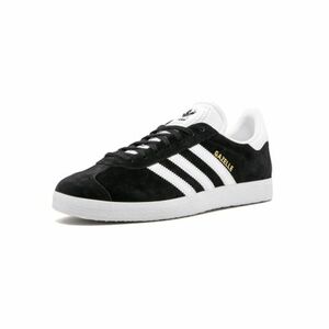 Pánská vycházková obuv ADIDAS ORIGINALS-Gazelle M core black/white/gold met obraz