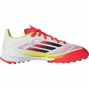 Chlapecké fotbalové kopačky turfy ADIDAS-F50 League Jr TF cloud white/core black/solar yellow obraz