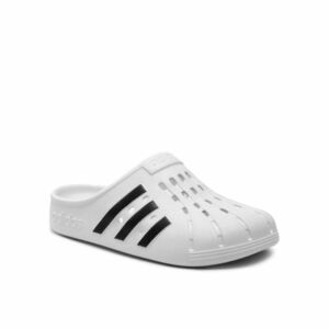Pánské šlapky (plážová obuv) ADIDAS-Adilette Clog M cloud white/core black/cloud white obraz