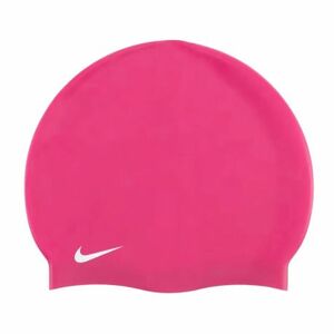 Plavecká čepice NIKE SWIM-SOLID SILICONE CAP PINK PRIM-PINK PRIM obraz
