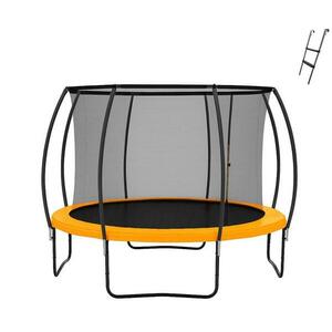 Sedco Trampolína SUPER B - 305 cm + ochranná síť + žebřík - oranžová obraz