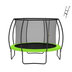 Sedco Trampolína SUPER B - 366 cm + ochranná síť + žebřík - zelená obraz