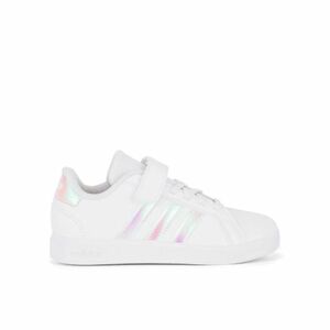 Dívčí rekreační obuv ADIDAS-Grand Court 2.0 K cloud white/iridescent/cloud white obraz