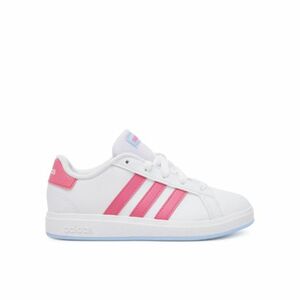 Dívčí rekreační obuv ADIDAS-Grand Court 2.0 Jr cloud white/pulse magenta/glow blue obraz