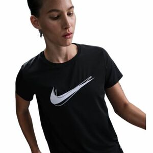 Dámské běžecké triko s krátkým rukávem NIKE-W NK ONE SWSH HBR DF SS TOP obraz