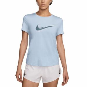 Dámské běžecké triko s krátkým rukávem NIKE-W NK ONE SWSH HBR DF SS TOP obraz
