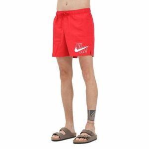 Pánské plavky NIKE SWIM-NIKE LOGO LAP 5 inch UNIVER-UNIVERSITY RED obraz