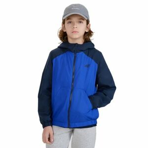 Chlapecká bunda s kapucí 4F JUNIOR-JACKET-JWSS25TJACM185-36S-BLUE obraz