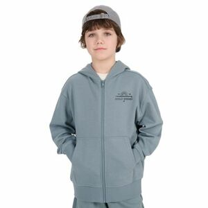 Chlapecká mikina se zipem 4F JUNIOR-SWEATSHIRT-JWSS25TSWSM1522-46S-TURQUISE obraz