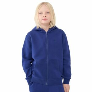 Chlapecká mikina se zipem 4F JUNIOR-SWEATSHIRT-JWSS25TSWSM1851-36S-BLUE obraz