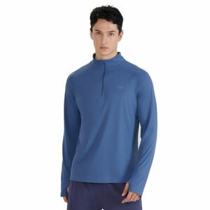 Pánské běžecké tričko s dlouhým rukávem 4F-LONGSLEEVE FNK-WSS25TFLOM327-32S-DENIM obraz