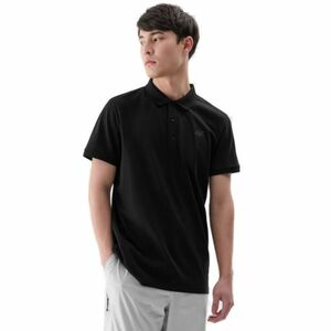 Pánské triko s krátkým rukávem 4F-POLO SHIRT-WMM00TPTSM367-20S-DEEP BLACK obraz