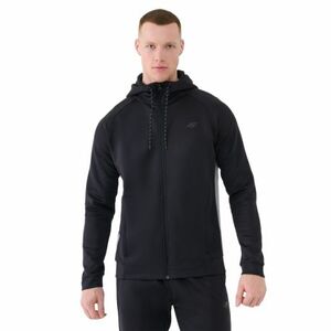 Pánská tréninková mikina se zipem 4F-SWEATSHIRT FNK-WSS25TFSWM513-20S-DEEP BLACK obraz