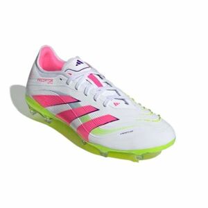 Pánské fotbalové kopačky outdoorové ADIDAS-Predator Pro M FG cloud white/lucid pink/lucid lemon obraz