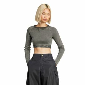 Dámské triko s dlouhým rukávem ADIDAS ORIGINALS-RIB LS TOP-JD0014-Black obraz