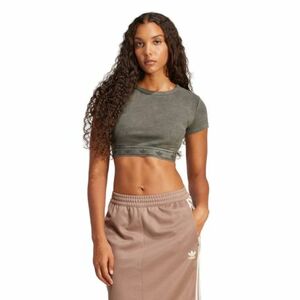 Dámské triko s krátkým rukávem ADIDAS ORIGINALS-RIB SS TOP-JD0041-Black obraz