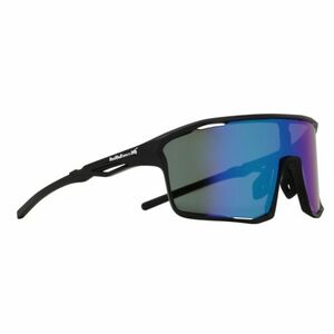 Sluneční brýle RED BULL SPECT-RUMBLE-004, matt black/smoke with purple-green mirror, CAT3 obraz