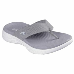 Dámské žabky (plážová obuv) SKECHERS-On The Go 600 Sunny W grey/white obraz