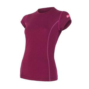 Sensor Merino Active lilla dámské triko krátký rukáv - XXL obraz