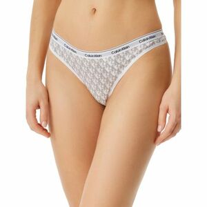 Dámské kalhotky CALVIN KLEIN-THONG-PLUSH MONOGRAM obraz
