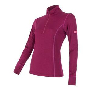 Sensor Merino Active Zip Lilla - L obraz