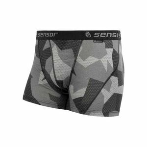 Sensor Merino Impress Pánské Trenky Černá/camo - XXL obraz