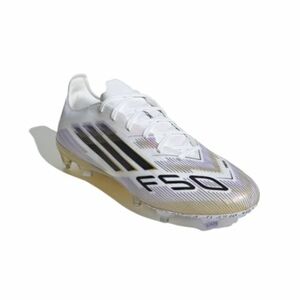 Pánské fotbalové kopačky outdoorové ADIDAS-F50 Pro M FG cloud white/core black/gold metallic obraz