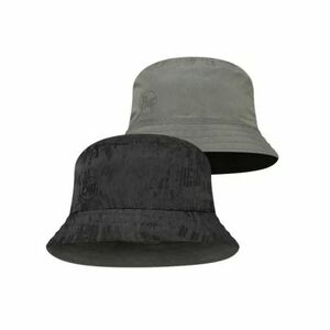 Klobouk BUFF-TRAVEL BUCKET HAT GLINE BLACK-GREY obraz