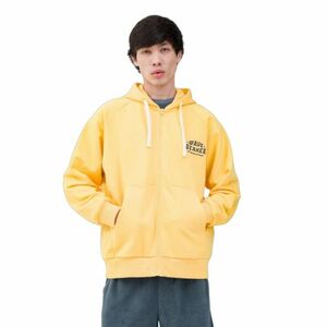 Pánská mikina se zipem 4F-SWEATSHIRT-WSS24TSWSM1029-71S-YELLOW obraz