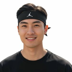 Čelenka NIKE-JORDAN PS ADJ HEADBAND BK/WH obraz