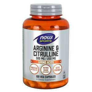 NOW Foods Arginine & Citrulline obraz