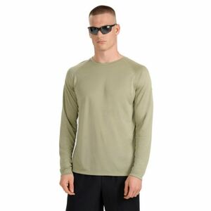 Pánské běžecké tričko s dlouhým rukávem 4F-LONGSLEEVE FNK M413-WAW25TFLOM413-44S-OLIVE obraz