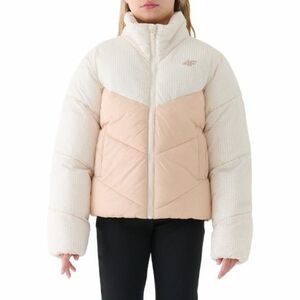 Dívčí bunda 4F JUNIOR-DOWN JACKET F614-4FJWAW25TDJAF614-12S-CREME obraz