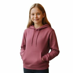 Dívčí zateplená mikina s kapucí 4F JUNIOR-SWEATSHIRT F1953-4FJWAW25TSWSF1953-50S-DARK VIOLET obraz