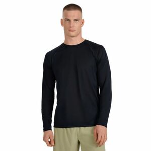Pánské běžecké tričko s dlouhým rukávem 4F-LONGSLEEVE FNK M413-WAW25TFLOM413-20S-DEEP BLACK obraz